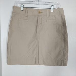 Tommy Hilfiger Khaki/Beige Women's 2 Short Mini Skirt Y2K Pockets Casual